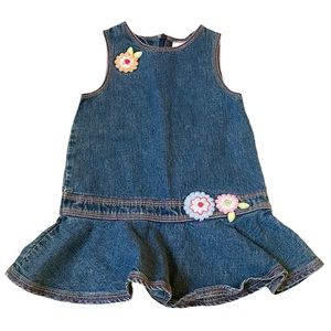 Gymboree Girls Denim Sleeveless Dress